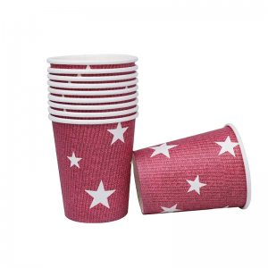 Creative Marble Disposable Thickened Printing Paper Cups for Festive Party