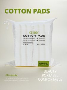 100PCS Disposable Cotton Facial MakeUp Remover Pads Cosmetic Square Cotton Pads